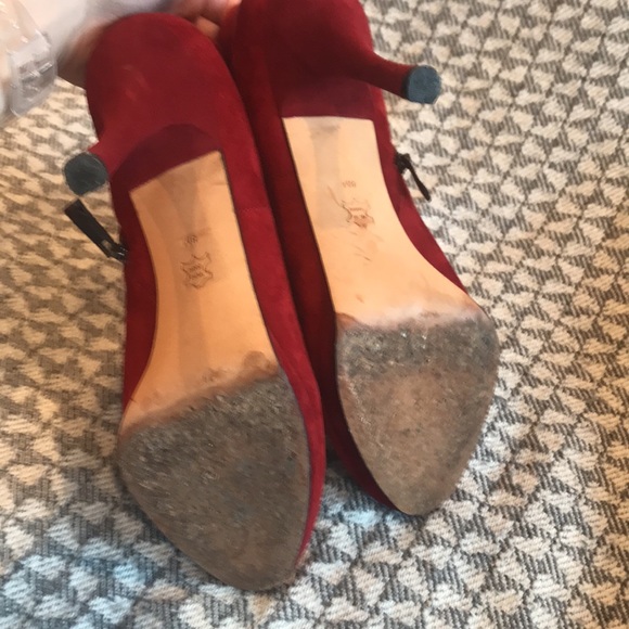 Via Spiga suede ankle zip booties - Picture 7 of 8